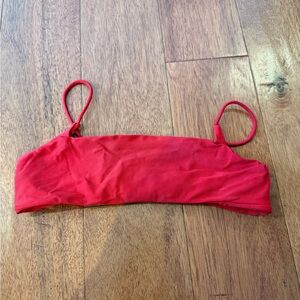 Ark swimwear small red square crop top